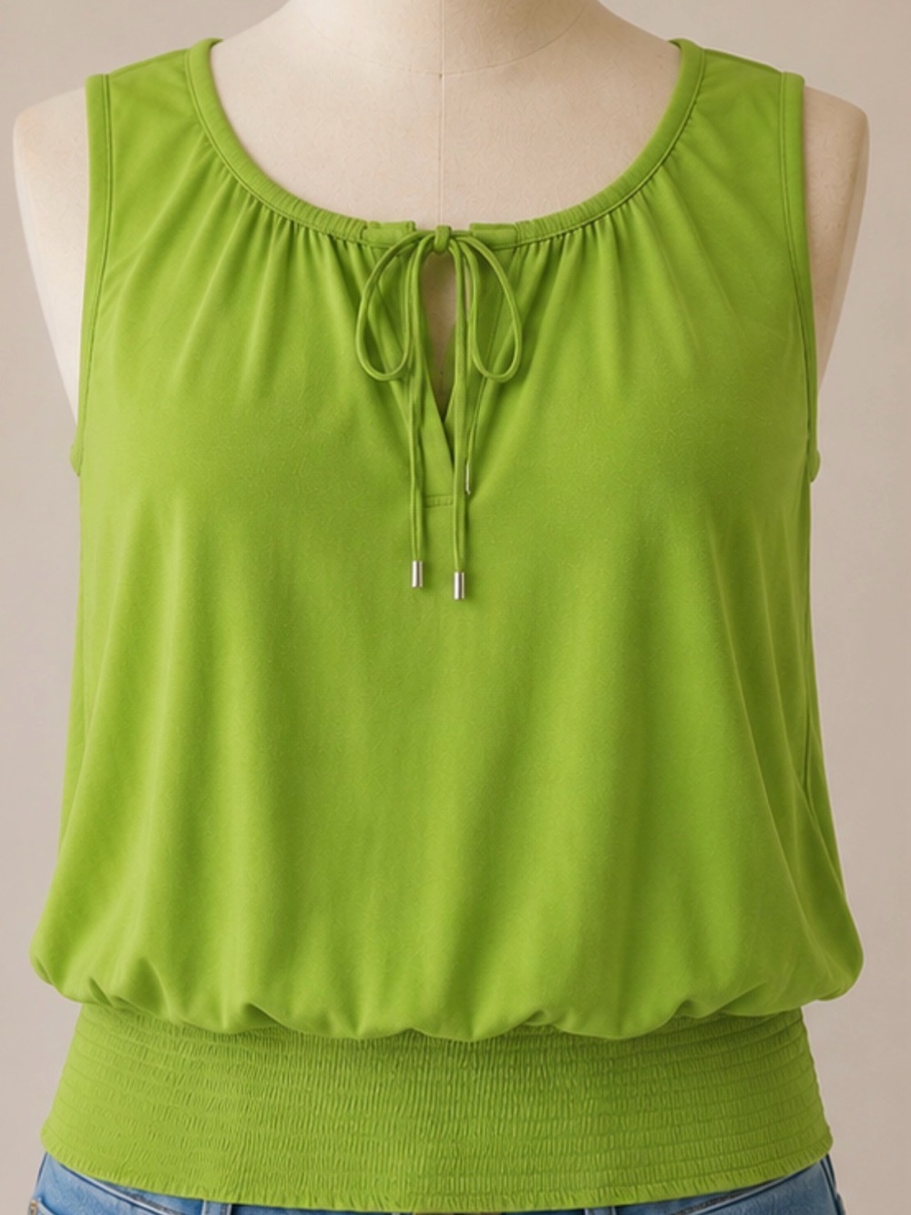 Ann Taylor Lime Green Sleeveless Tank Top
